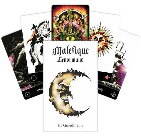 Malefique Lenormand Cards Deck And Bag US Games Systems Esoteric Gniedmann NEW