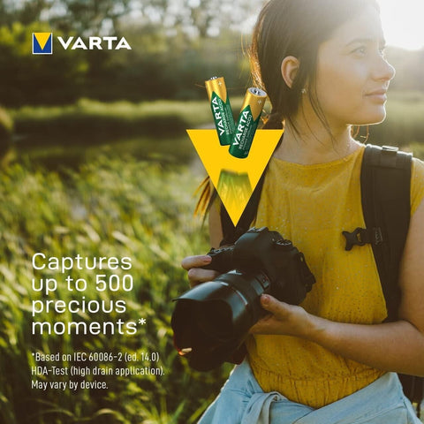 4 Varta Aa Recharge Accu Power Batteries Lr6 2400Mah Nimh Mignon 4Bl 1.2V NEW
