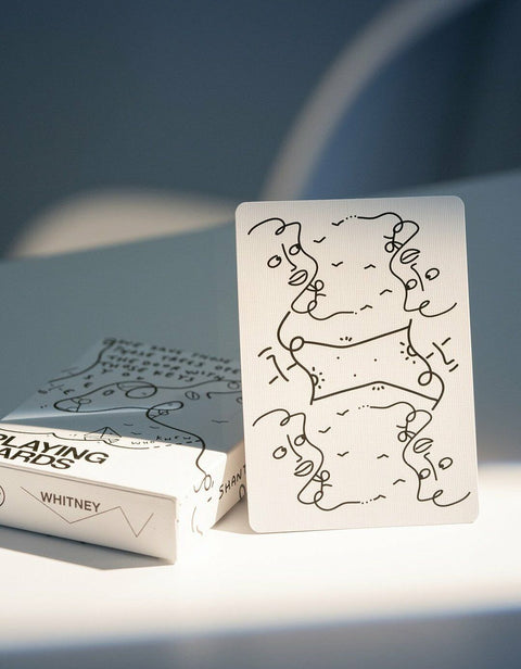 2x Shantell Martin Whitney White And Black Bundle Theory 11 Playing Cards T1149