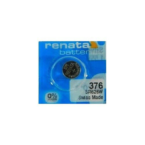 10 Renata 376 Silver Oxide Batteries Sr626W Coin Cell 1.55V 10Bl 11