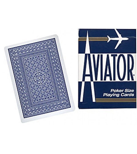 4 Decks Aviator Jumbo Index Poker Playing Cards 2 Red 2 Blue Magic Tricks NEW