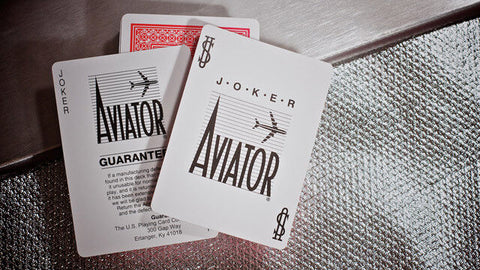 12 Aviator Playing Cards Decks Pinochle Standard Index 6 Blue 6 Red Poker Box