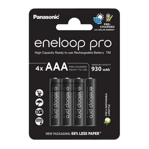 32 Panasonic Eneloop Pro Rechargeable Aaa Hr03 Batteries 4Bl 1.2V 930Mah
