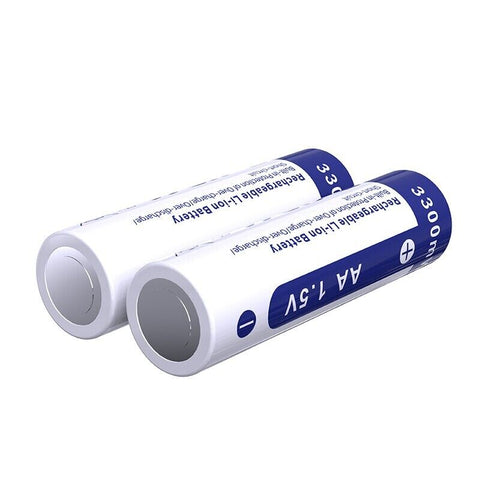 8 Xtar Aa Rechargeable Li-Ion Batteries 3300Mwh 2000Mah Protected 1.5V & Box