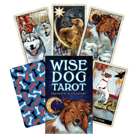 Wise Dog Tarot Cards Deck US Games Systems Mj Cullinane Esoteric 2020 NEW