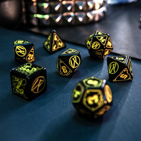 Cyberpunk Red Rpg Dice Set Wet Work Roleplaying Games Q-Workshop Dnd Roll NEW