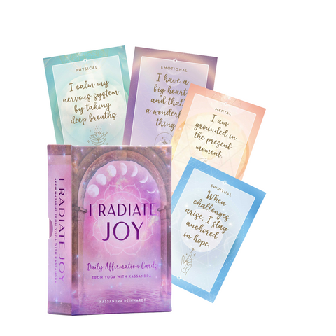 I Radiate Joy Daily Affirmation Cards Deck Yoga Spirit Insight Editions
