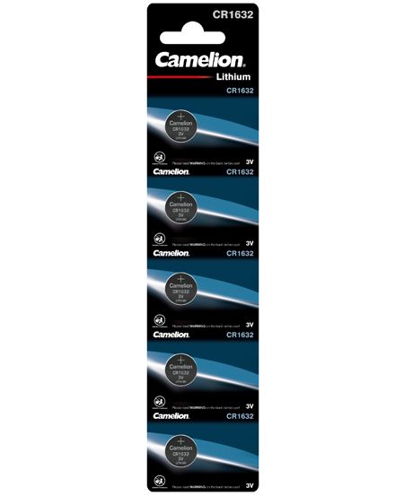 5 Camelion Cr1632 Batteries Lithium 3V Coin Cell Dl632 5Bl Exp 2033 NEW