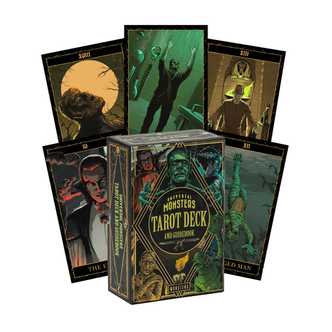 Universal Monsters Tarot Cards Deck And Guidebook