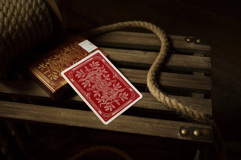 Monarchs Theory 11 Playing Cards Deck Red Gold Magic Tricks Sealed