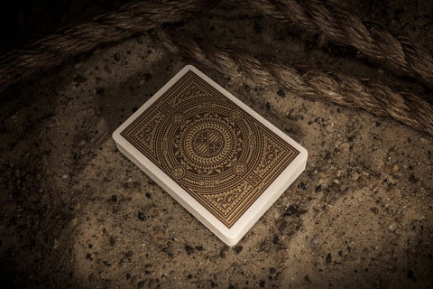 4x Decks Medallions Theory 11 Playing Cards Deck Brown Gold Magic Tricks Sealed