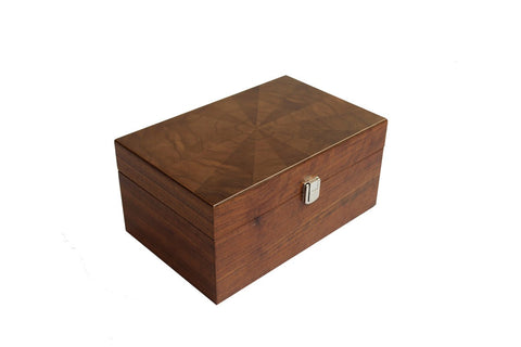 Italfama Made in Italy Solid Wood Chess Pieces Storage Box 24x15x12 cm