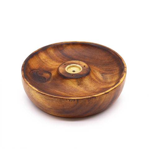 Incense Stick & Cone Burner Disc - Ying & Yang Ancient Wisdom