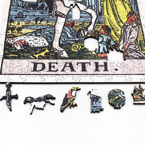 Tarot: Death (Rider-Waite) Wooden Puzzle 250 pieces Fantasy Puzzles