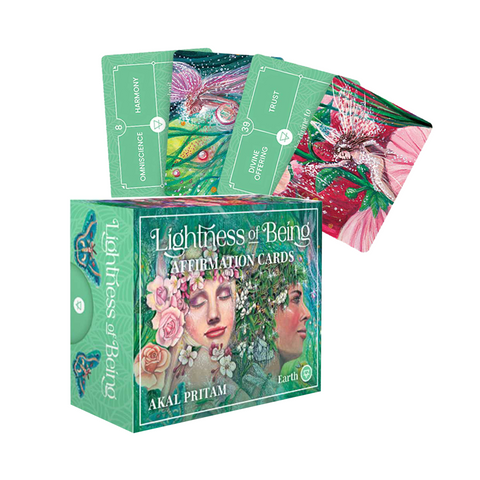Lightness Of Being Affirmation Cards Deck Water Rockpool Akal Pritam Earth Rp153