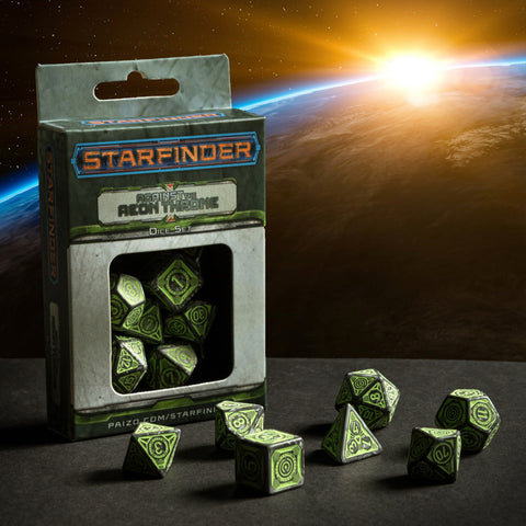 Starfinder Against The Aeon Throne Dice Set Role Playing Games Q-Workshop NEW