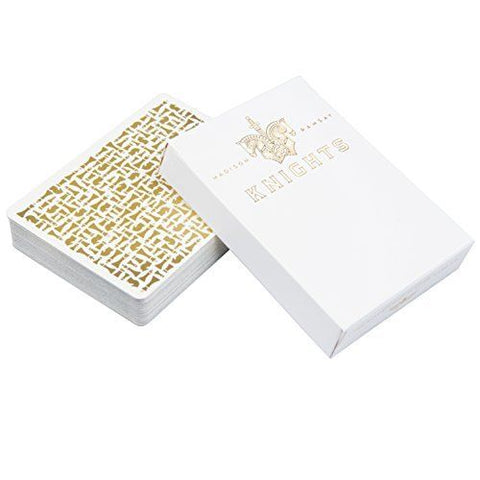 Ellusionist Knights Playing Cards White & Gold Deck Madison Ramsay Magic NEW