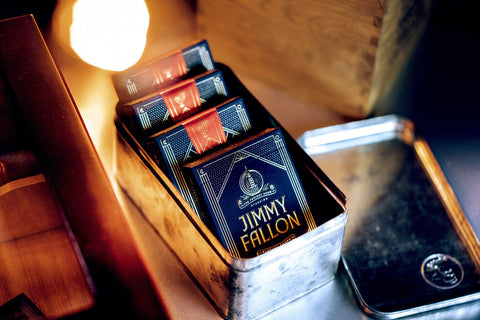 Jimmy Fallon Theory 11 Playing Cards Deck Black Gold Magic Tricks Sealed USA