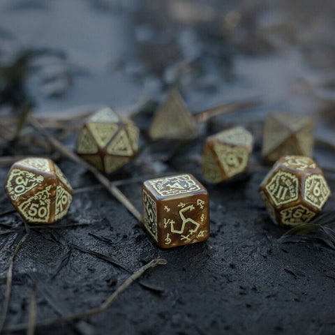 The Witcher Dice Set Crones- The Weavess And Coin Role Play Games Q-Workshop NEW