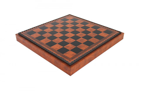 Romans vs Egyptians Chess Set Resin Pieces, Faux Leather Board, 3-in-1 Italfama