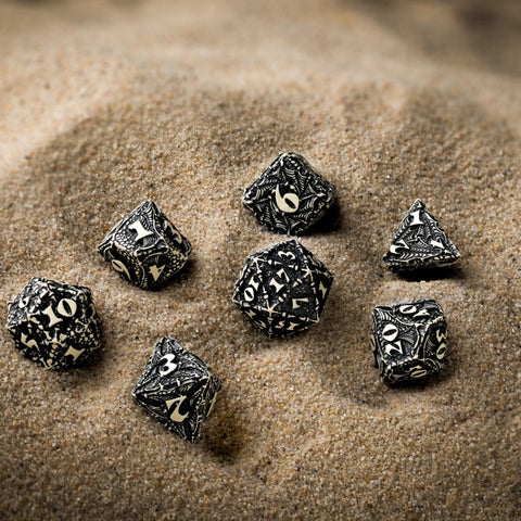 Dracopolis Dice Set - The Scandinavian Blackfang Q-WORKSHOP