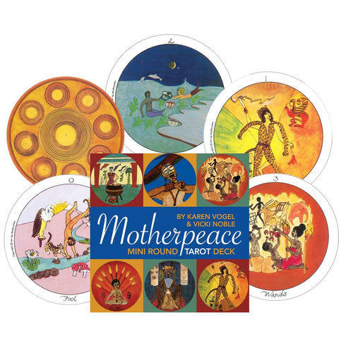 Mini Motherpeace Round Tarot Deck Esoteric Telling US Games Systems NEW