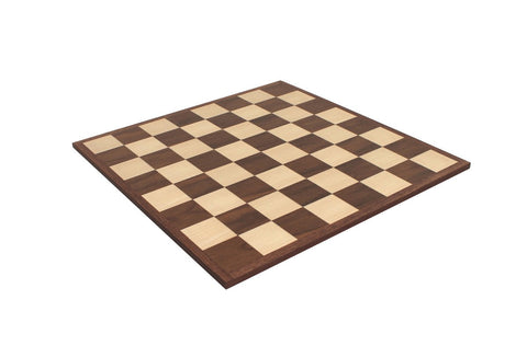 Italfama Walnut & Maple Chess Board 36cm, 42mm Squares, Made in Italy