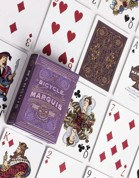 Bicycle Marquis Playing Cards Deck Air Cushion Finish Standard Index USa NEW