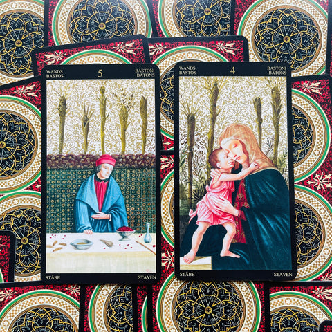 Golden Botticelli Tarot Deck Cards Esoteric Fortune Telling Lo Scarabeo NEW