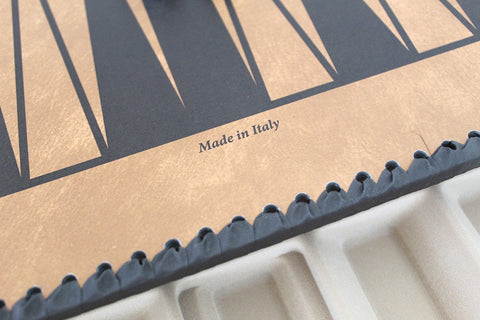 Italfama Faux Leather Chess Board w/ Storage + Checkers & Backgammon, 48x48cm