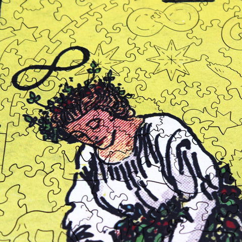 The Strength (Rider-Waite): Tarot Wooden Puzzle 250 pieces Fantasy Puzzles