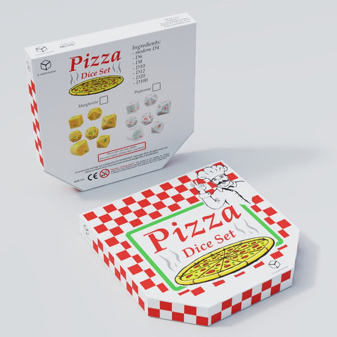Q WORKSHOP Pizza Dice Set Margherita