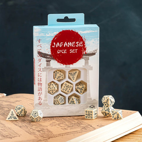 Japanese Last Words Stone Dice Set Role Playing Games Q-Workshop Dnd Rpg NEW