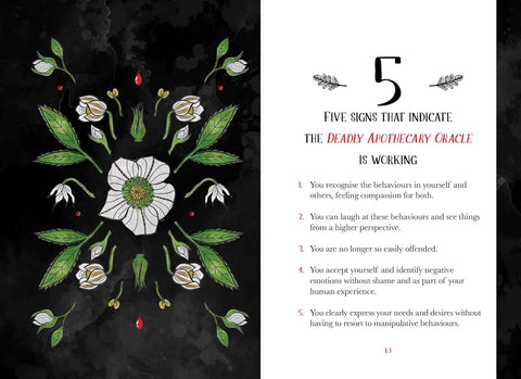 Deadly Apothecary Oracle Card Deck Healing Rockpool By Priestess Moon Rp178