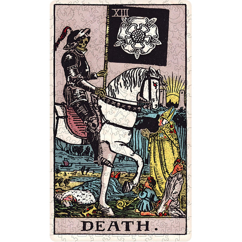 Tarot: Death (Rider-Waite) Wooden Puzzle 250 pieces Fantasy Puzzles