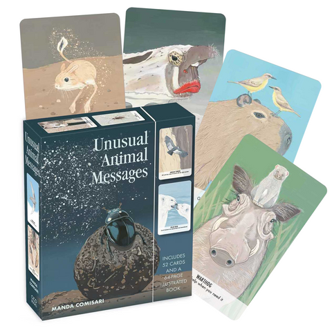 Unusual Animal Messages Oracle Cards Deck & Book Cico Books Manda Comisari NEW