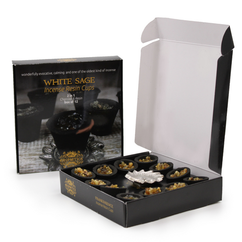 Box of 12 Resin Cups - Myrrh AW Aromatics
