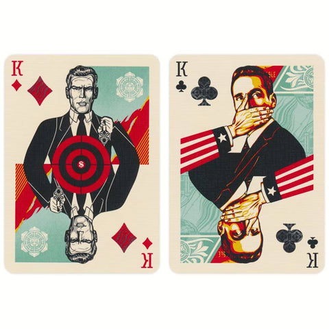 Obey Playing Cards Red Edition Theory11