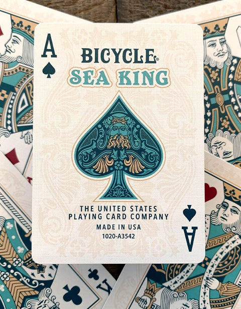 Sea King Bicycle Playing Cards Deck Magic Tricks Poker Games Made In USa NEW