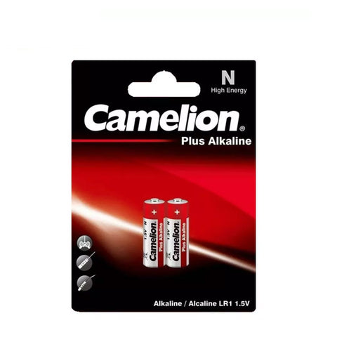 2 Camelion Lr1 N Plus Alkaline Batteries Mn9100 E90 1.5 945Mah Exp 2028 2Bl NEW