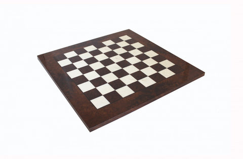 Italfama Brass Chess Set, Gold/Silver Plated, Walnut Board 42cm, Made in Italy