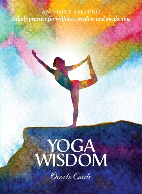Yoga Wisdom Oracle Cards Deck Blue Angel By Anthony Salerno Daily Practice NEW
