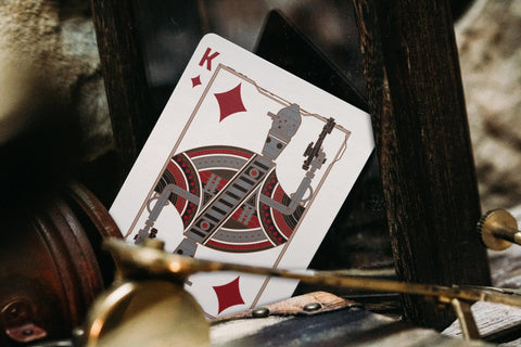 Mandalorian Star Wars Theory 11 Playing Cards Deck Magic Tricks Red Black