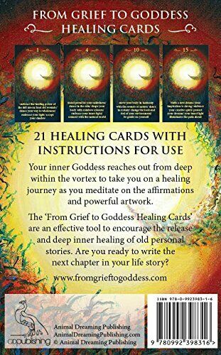 From Grief To Goddess Healing Cards Deck Animal Dreaming Esoteric Garrecht NEW