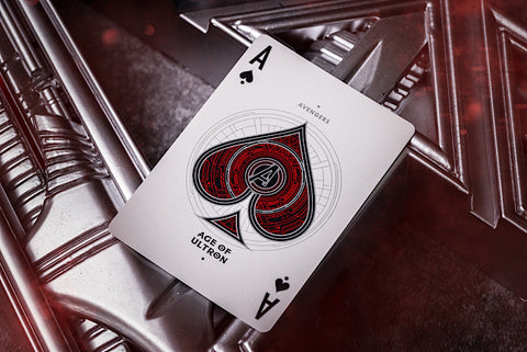 Avengers Ultron Playing Cards 2 Decks Pvc & Paper Led Lights Difatta Dif10