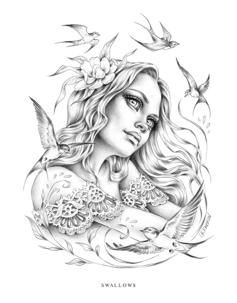 Wildflower Folk Coloring Book Notebook Fairy Christine Karron Blue Angel Wff22