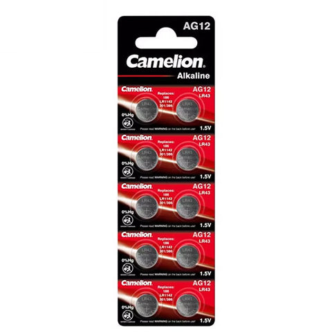 10 Camelion Lr1130 Alkaline Batteries Lr54 389 Ag10 V10Ga 1.5V 10Bl 2027 NEW