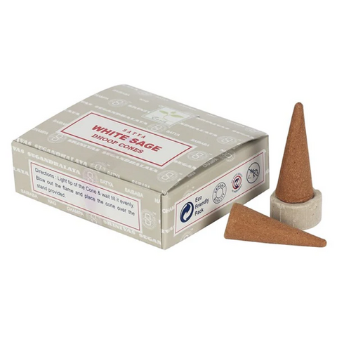 White Sage Dhoop Cones Satya