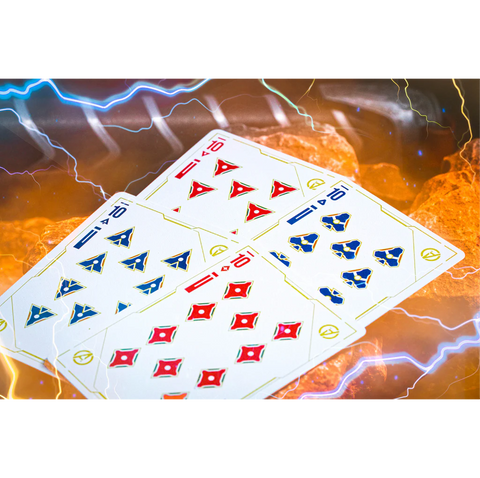 Thor: Love & Thunder Playing Cards Paper Led Lights Blue Gilded Difatta Dif17