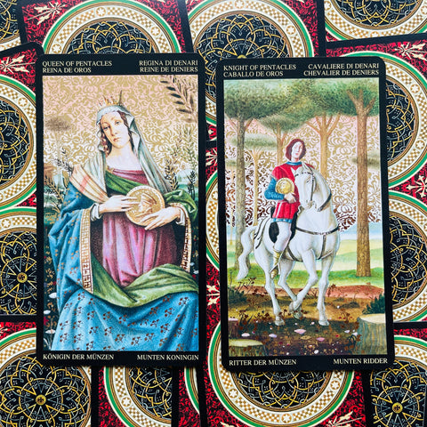 Golden Botticelli Tarot Deck Cards Esoteric Fortune Telling Lo Scarabeo NEW